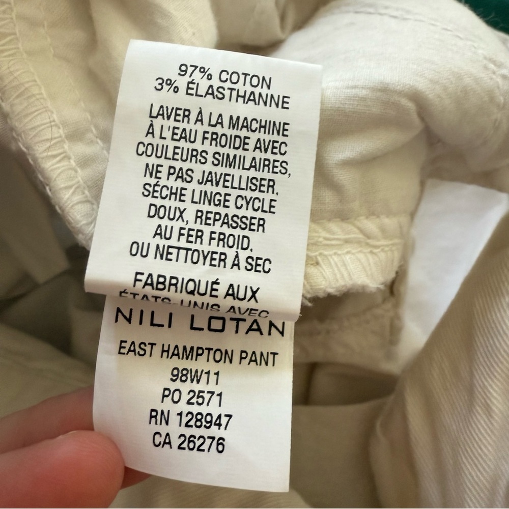 Nili Lotan East Hampton Pants White - Picture 8 of 8